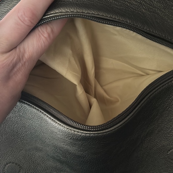 Tory Burch Gun-Metal Large Shoulder Bag/Purse - Picture 6 of 11